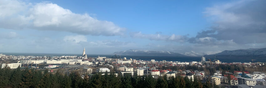 Photo: Reykjavik, as seen from Perlan