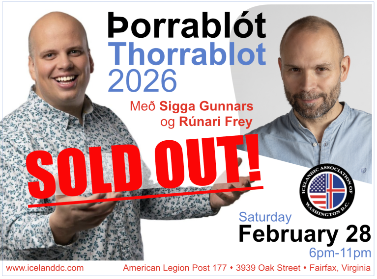 Thorrablot Saturday, February 28, is SOLD OUT!